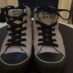 Converse Unisex Black and Gray Sneakers